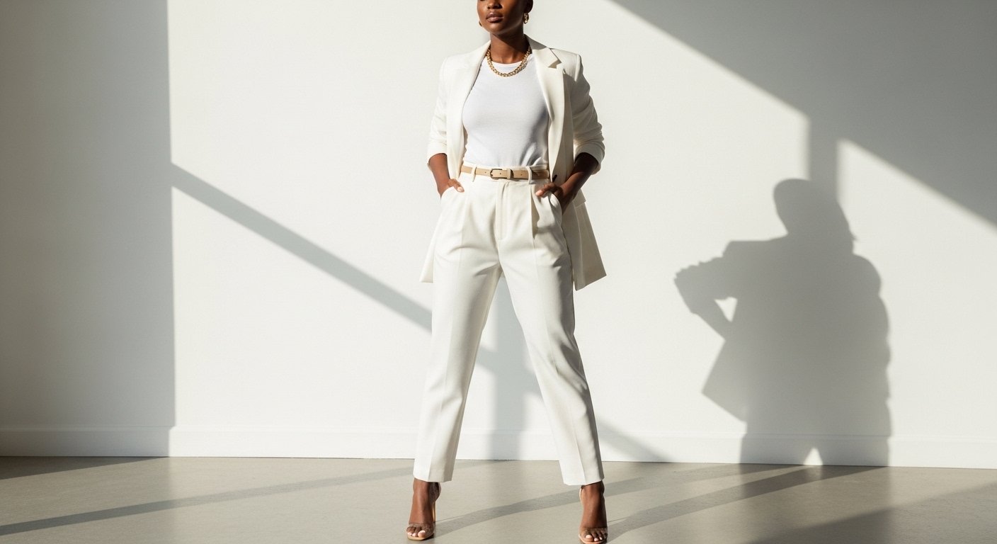 How To Style All White Outfit Black Women For A Polished Look