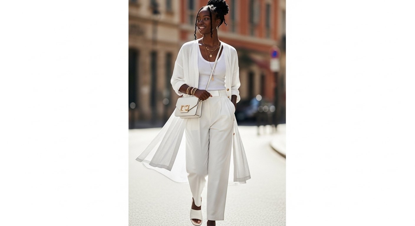 How To Accessorize All White Outfit Black Women For A Luxe Finish
