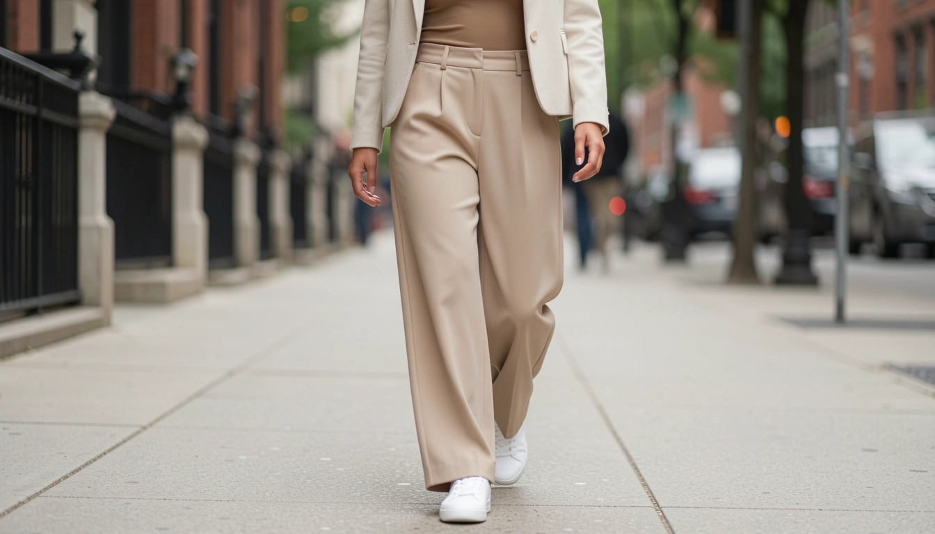 11 Neutral Beige Culottes Street Style Worth Trying