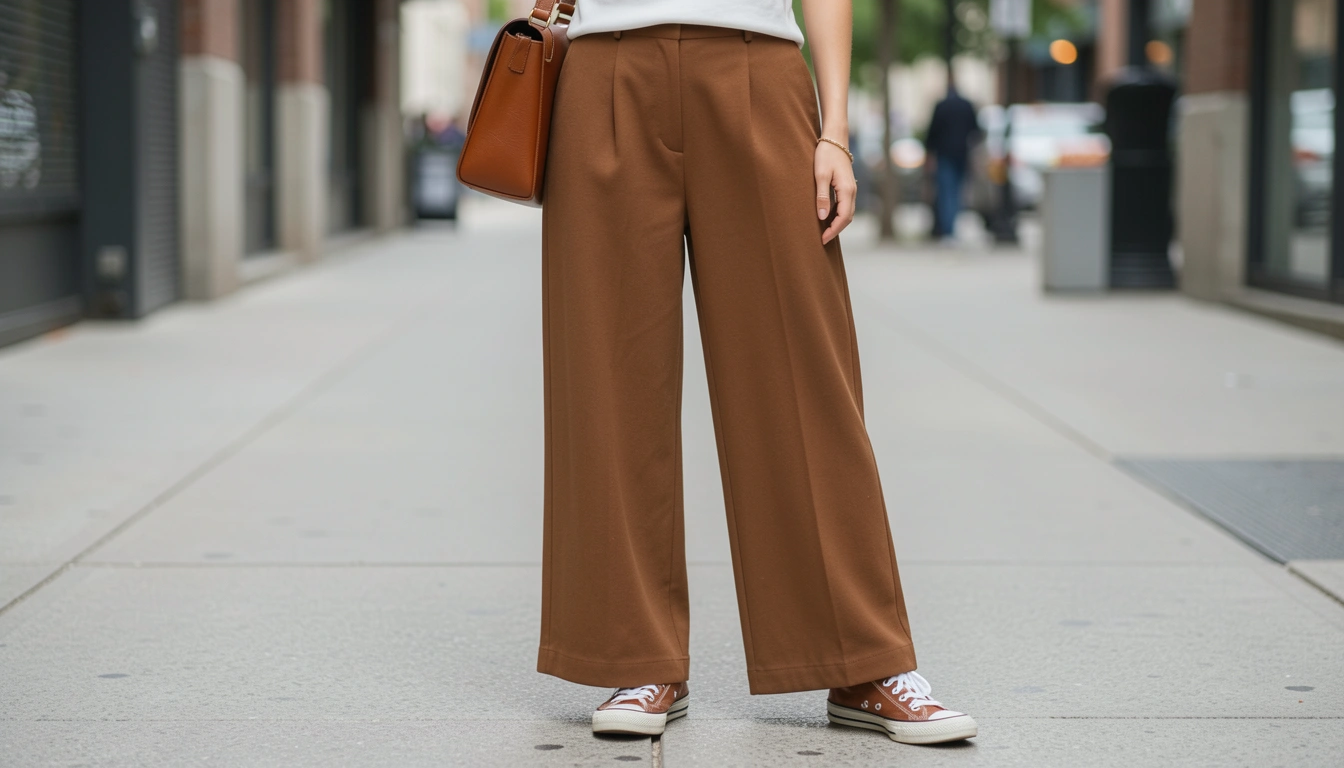 17 Earthy Brown Culottes Street Style For Everyday Looks