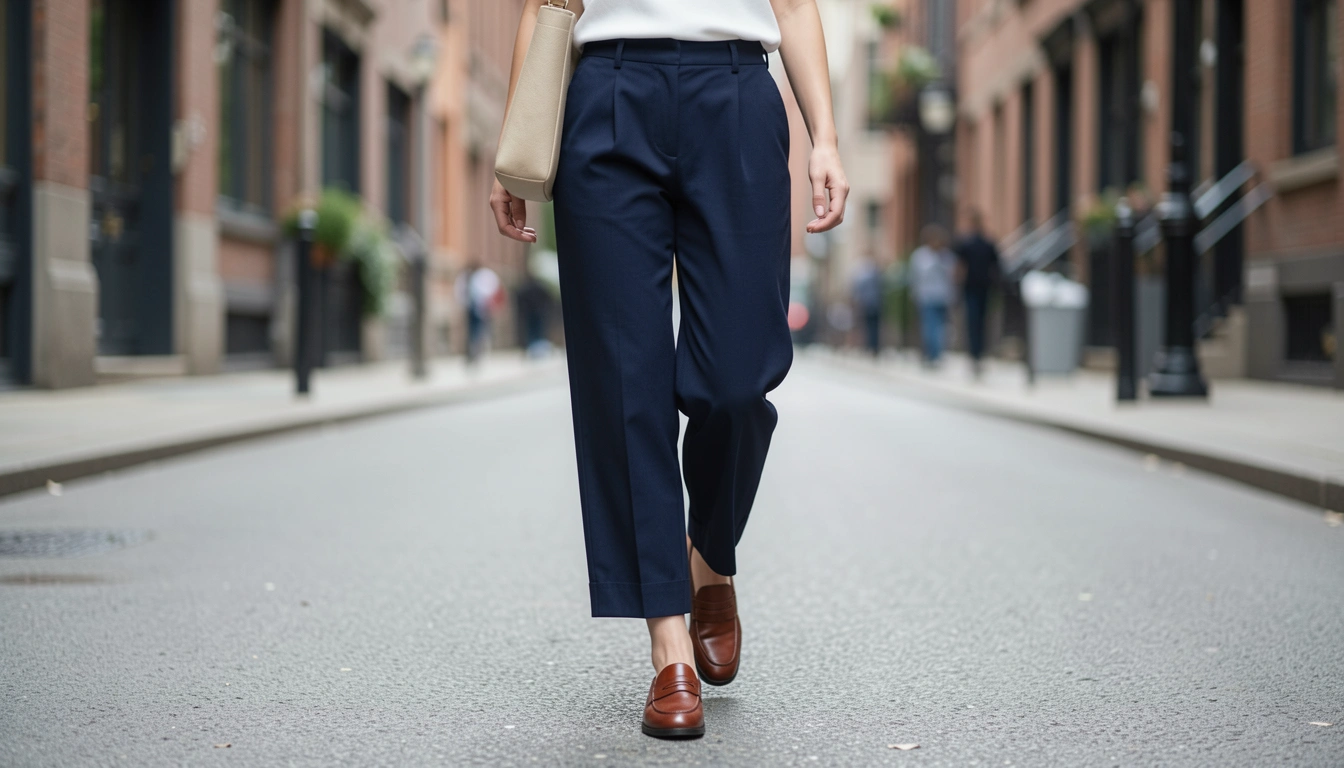 14 Classy Navy Culottes Street Style To Copy