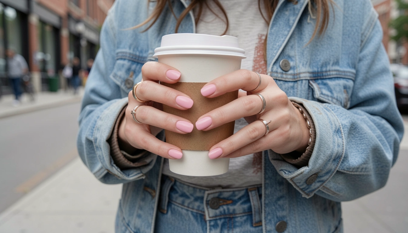 14 Cute Street Style Pink Nails To Save Now