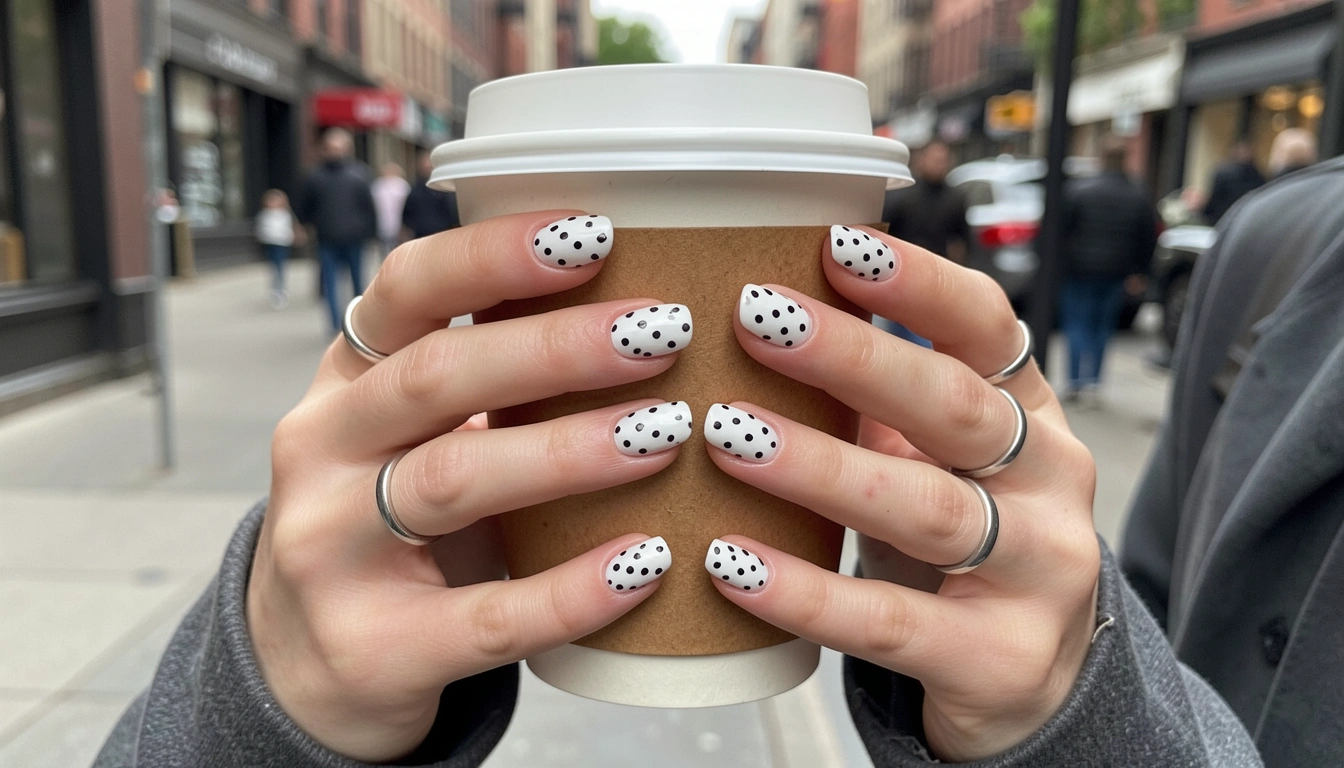 18 Cute Polka Dot Street Style Nails To Screenshot