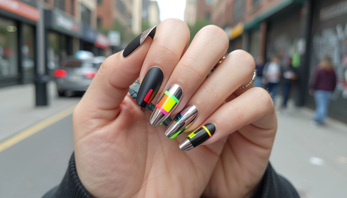 7 Sharp Edgy Street Style Nails For Bold Looks