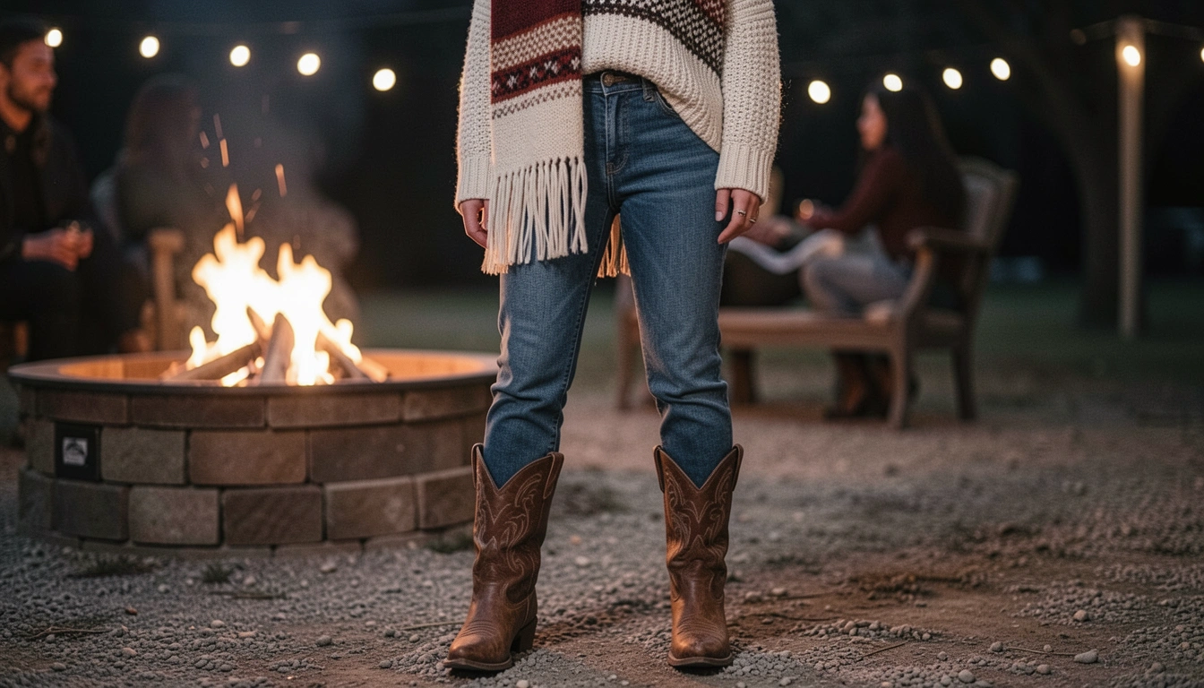 20 Cozy Cowgirl Winter Party Outfits For Cold Nights